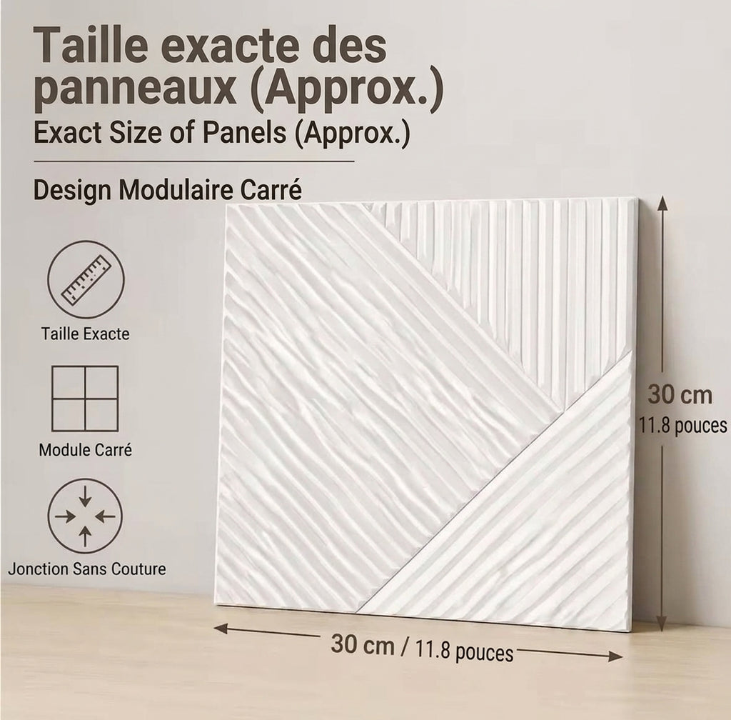 Panneaux Muraux 3D Acoustiques