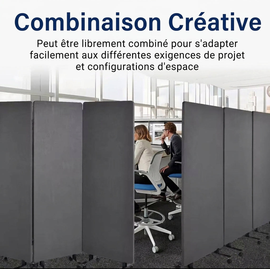 Paravent acoustique mobile