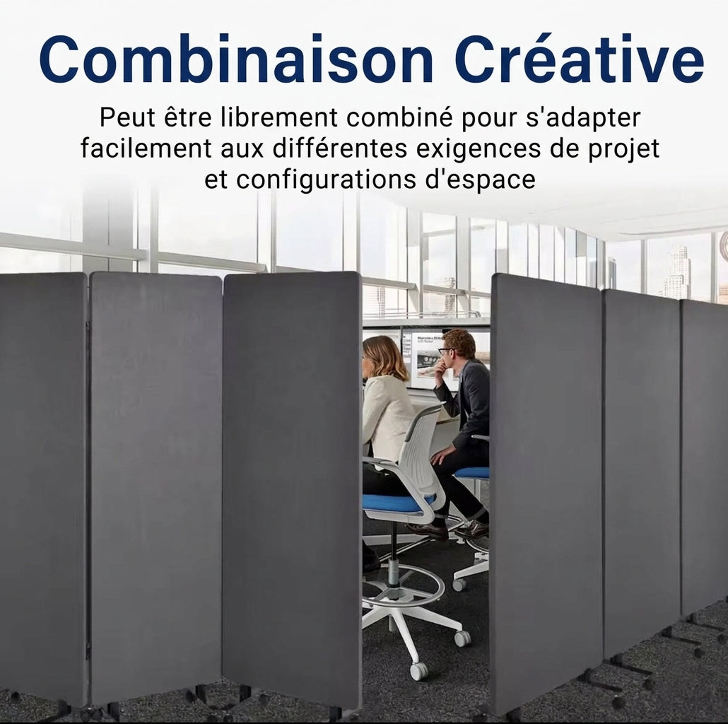 Paravent acoustique mobile
