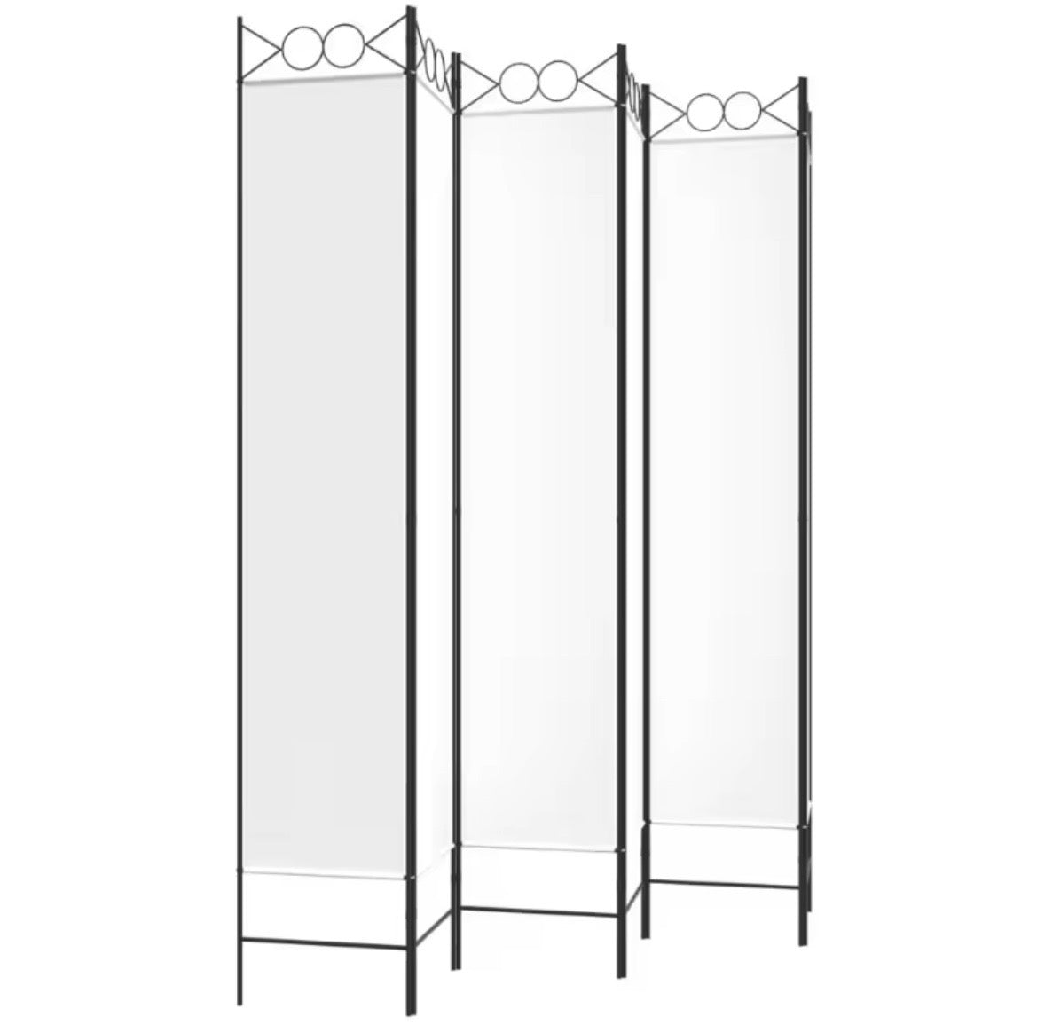Paravent Tissu Blanc