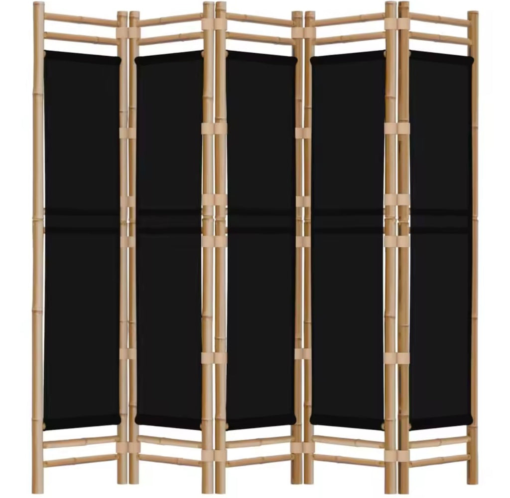 Paravent Bambou Tissu