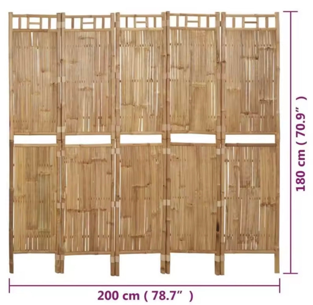 Paravent Bambou naturel